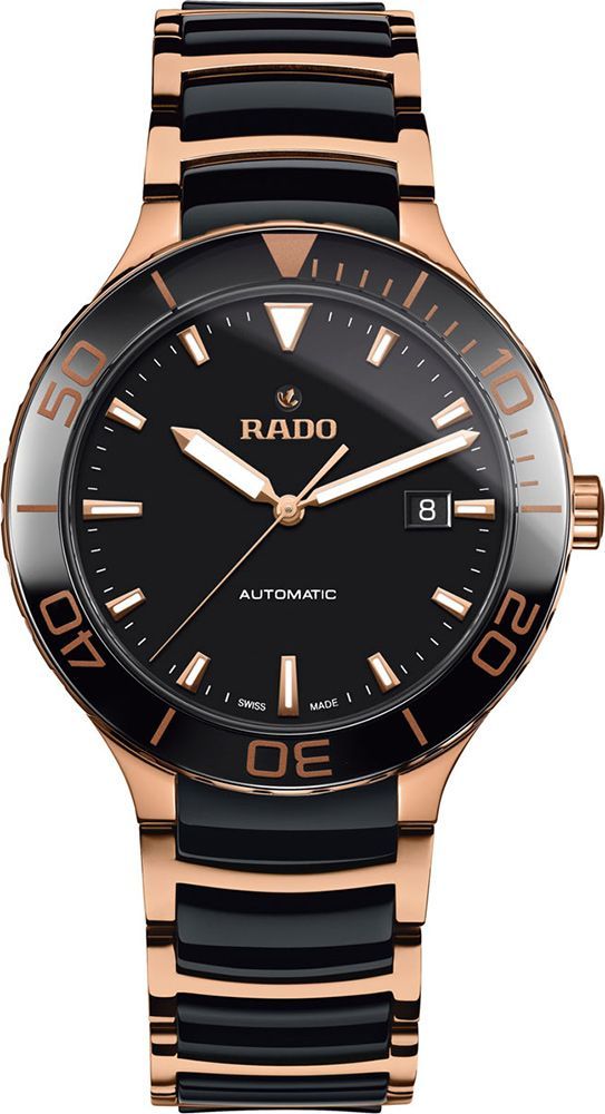 Rado Centrix  Black Dial 42 mm Automatic Watch For Men - 1