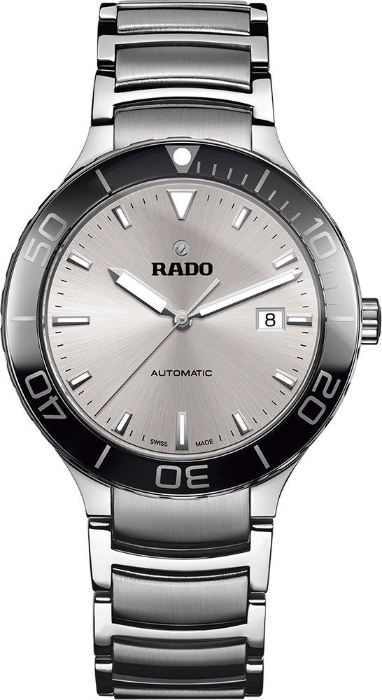 Rado  42 mm Watch in Grey Dial For Men - 1