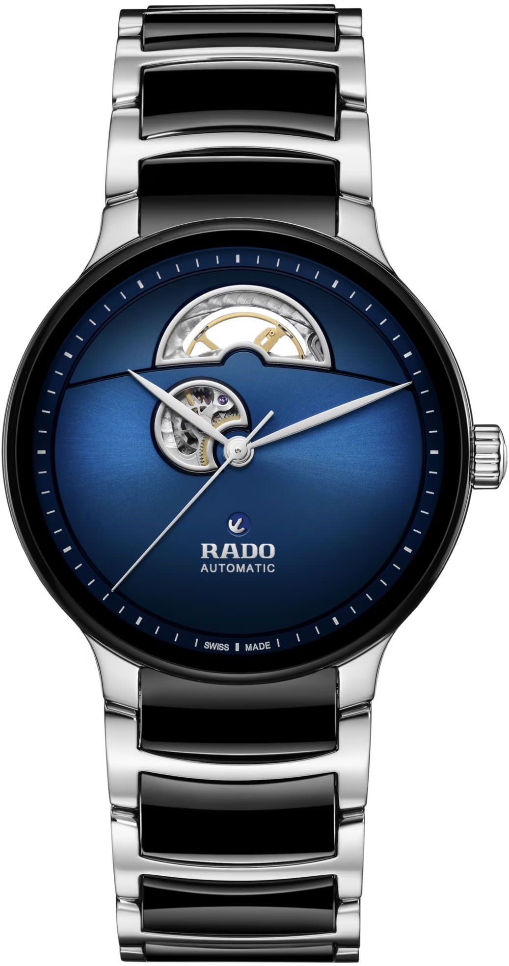 Rado Centrix  Blue Dial 39.5 mm Automatic Watch For Unisex - 1