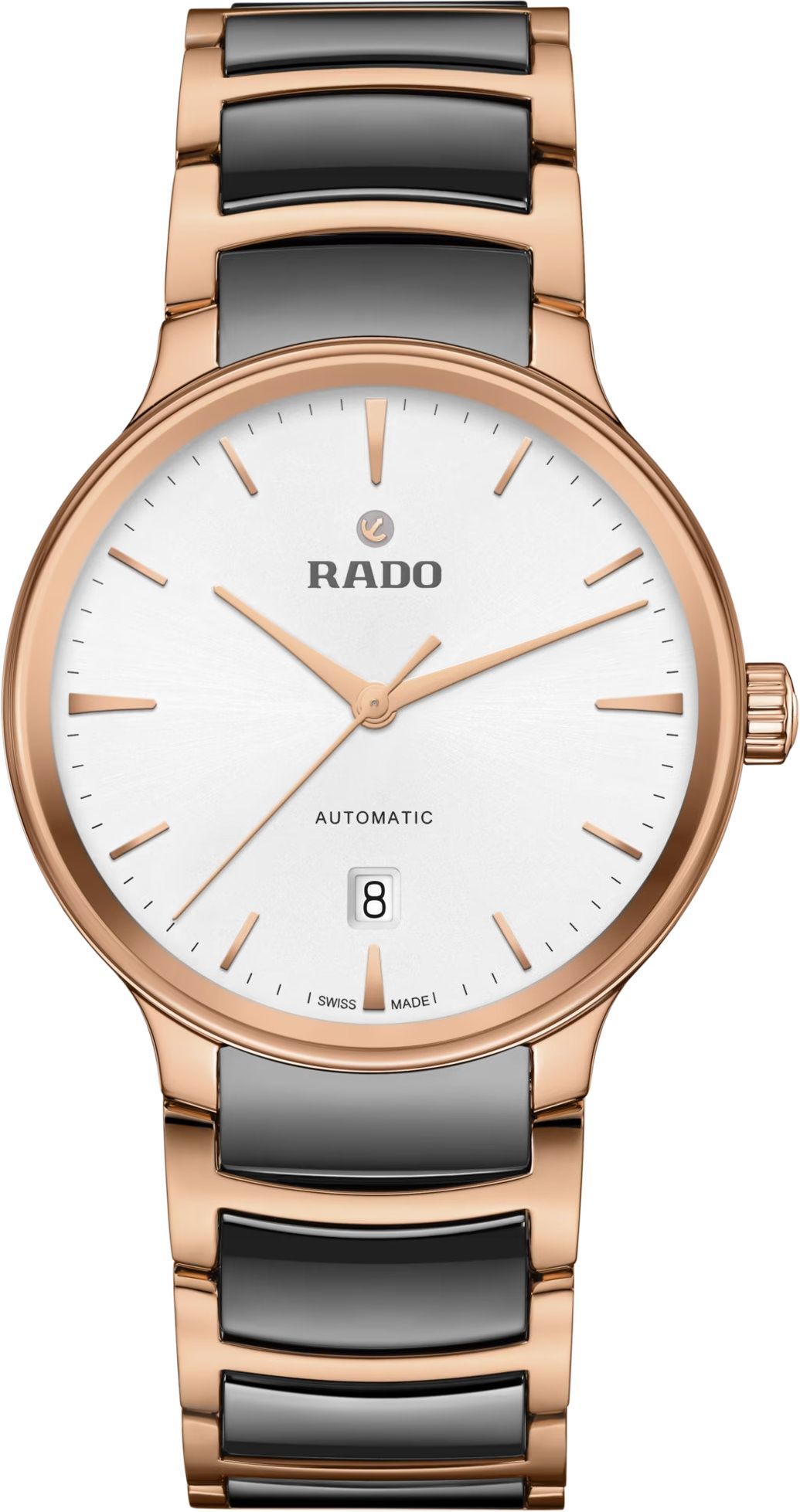 Rado Centrix  White Dial 39.5 mm Automatic Watch For Unisex - 1