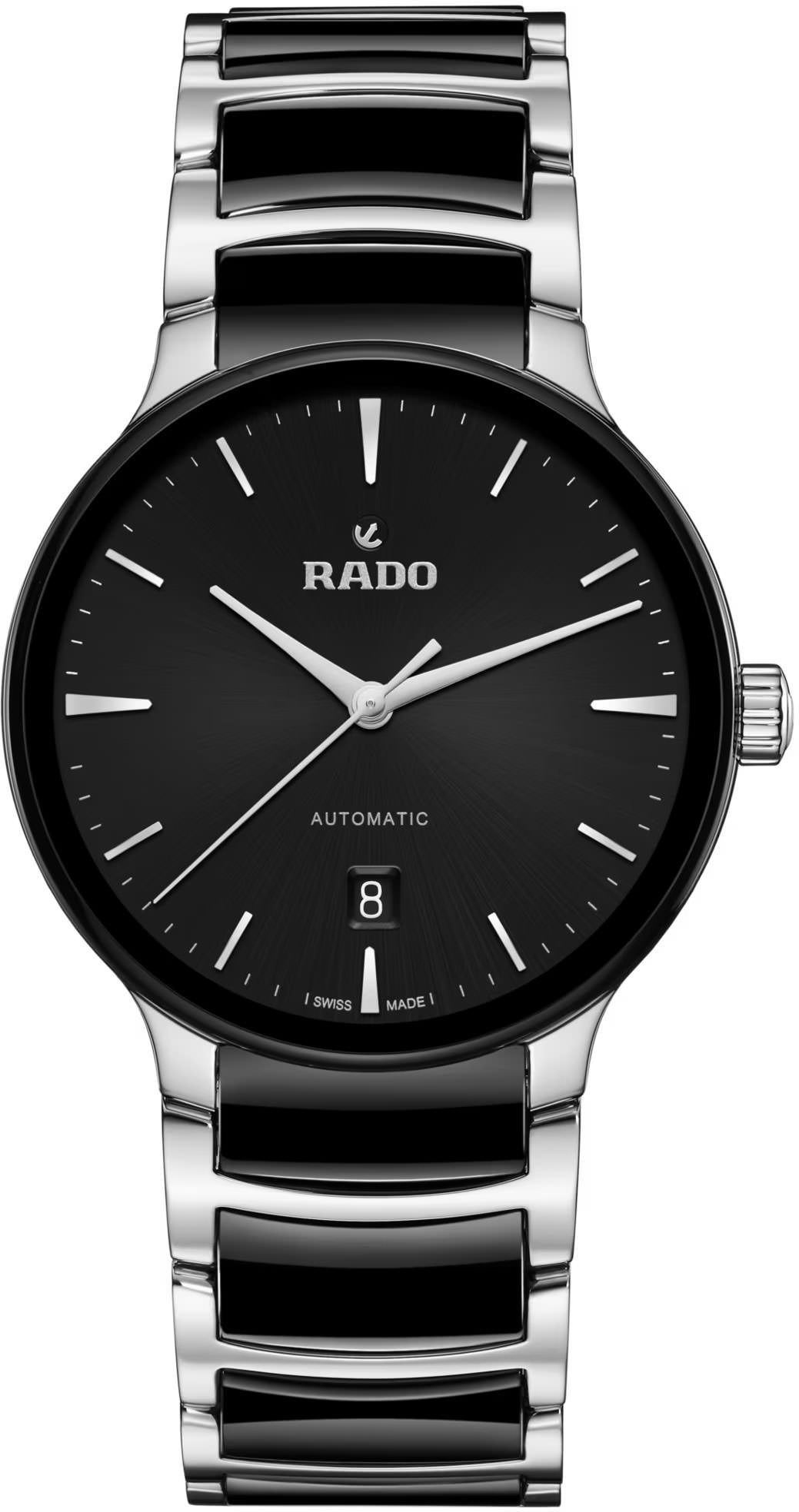 Rado Centrix  Black Dial 39.5 mm Automatic Watch For Unisex - 1