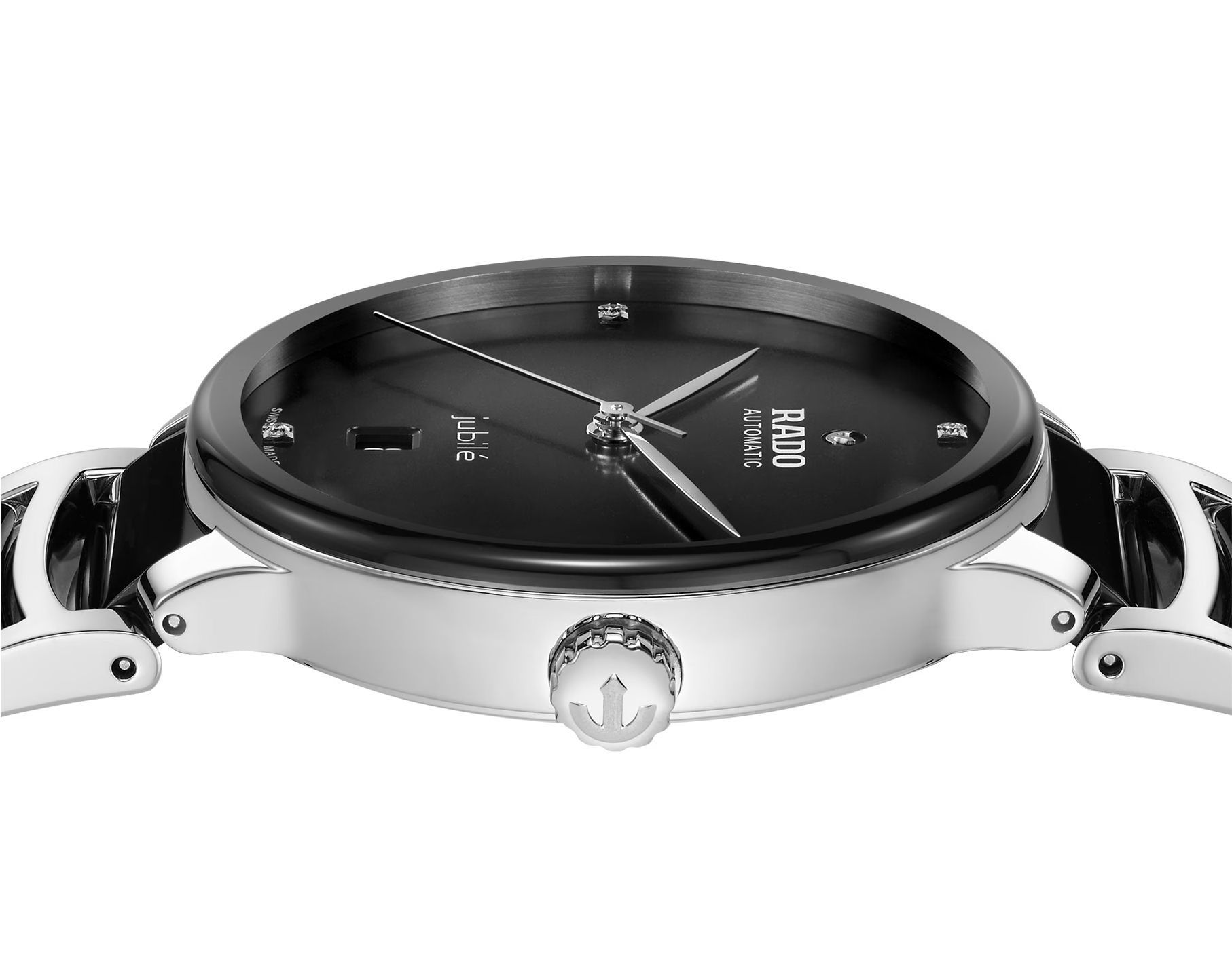 Rado Centrix  Black Dial 39.5 mm Automatic Watch For Unisex - 4