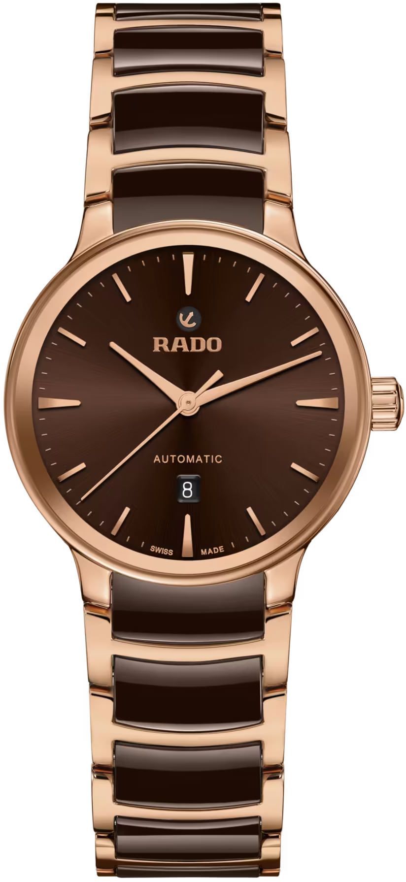 Rado Centrix  Brown Dial 30.5 mm Automatic Watch For Women - 1
