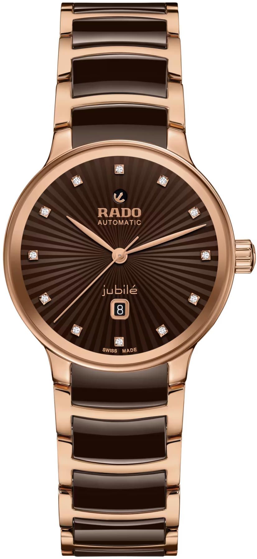 Rado Centrix  Brown Dial 30.5 mm Automatic Watch For Women - 1