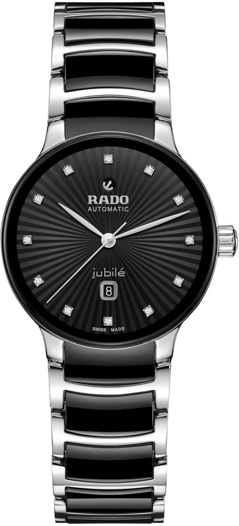 Rado Centrix  Black Dial 30.5 mm Automatic Watch For Women - 1