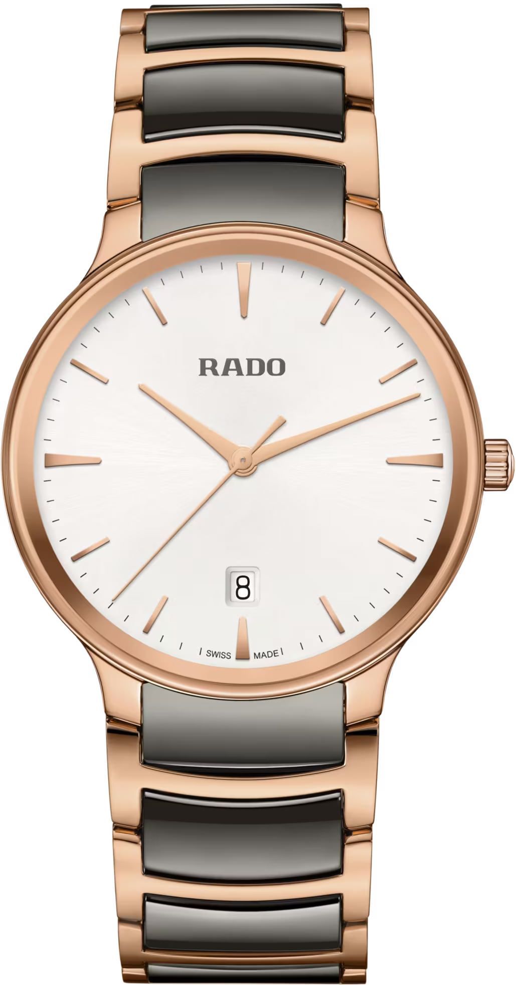 Rado Centrix  White Dial 39.5 mm Quartz Watch For Unisex - 1