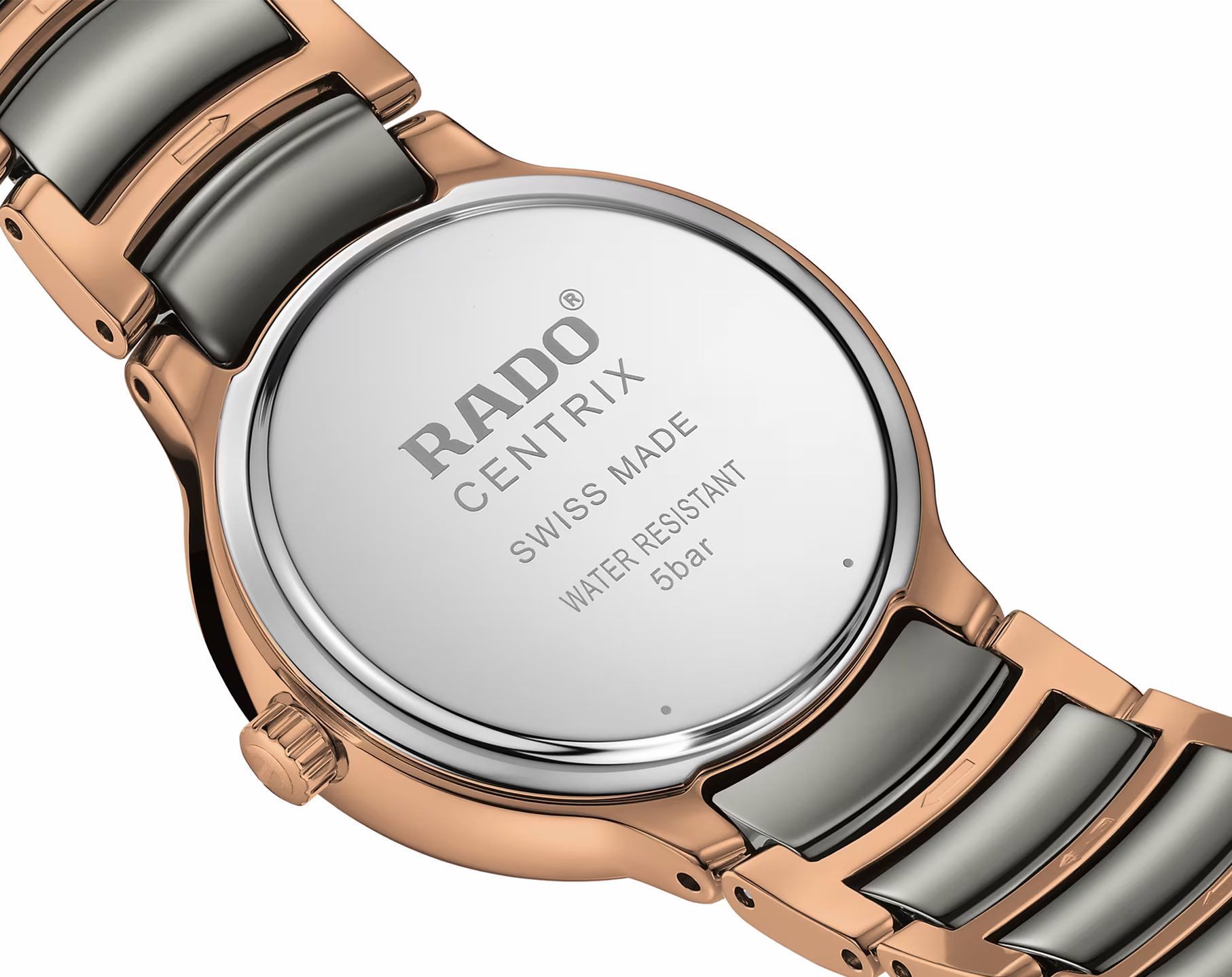 Rado Centrix  White Dial 30.5 mm Quartz Watch For Women - 4