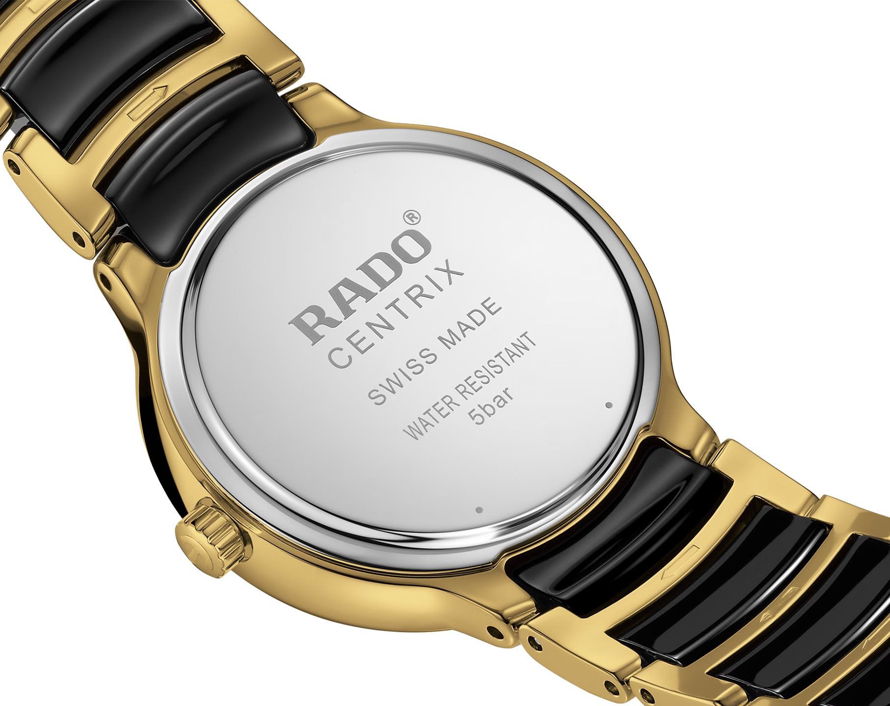 Rado Centrix  Black Dial 30.5 mm Quartz Watch For Women - 4