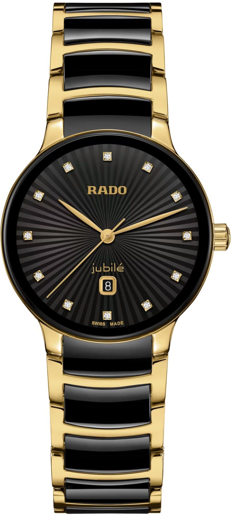 Rado Centrix  Black Dial 30.5 mm Quartz Watch For Women - 1