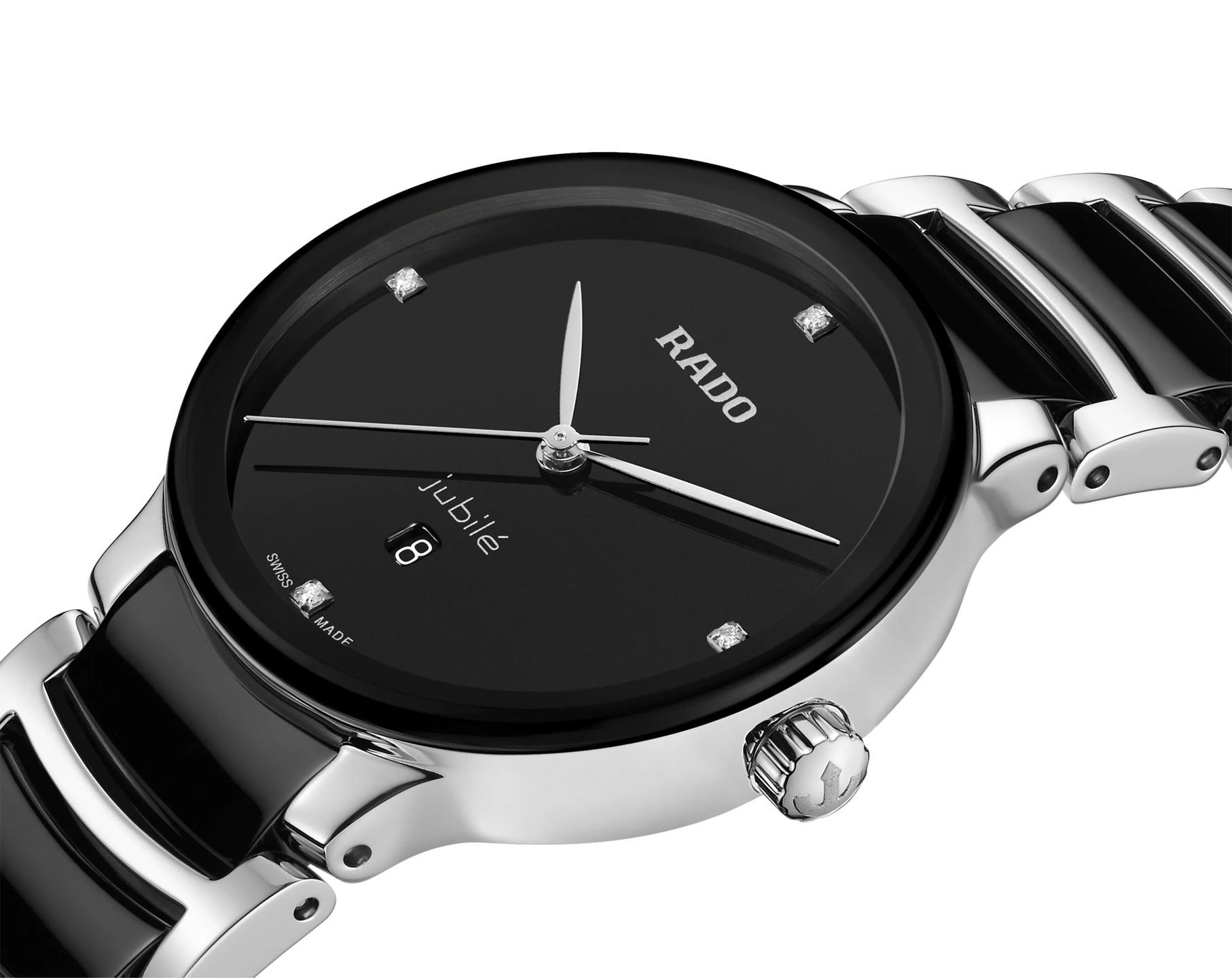 Rado Centrix  Black Dial 30.5 mm Quartz Watch For Women - 2