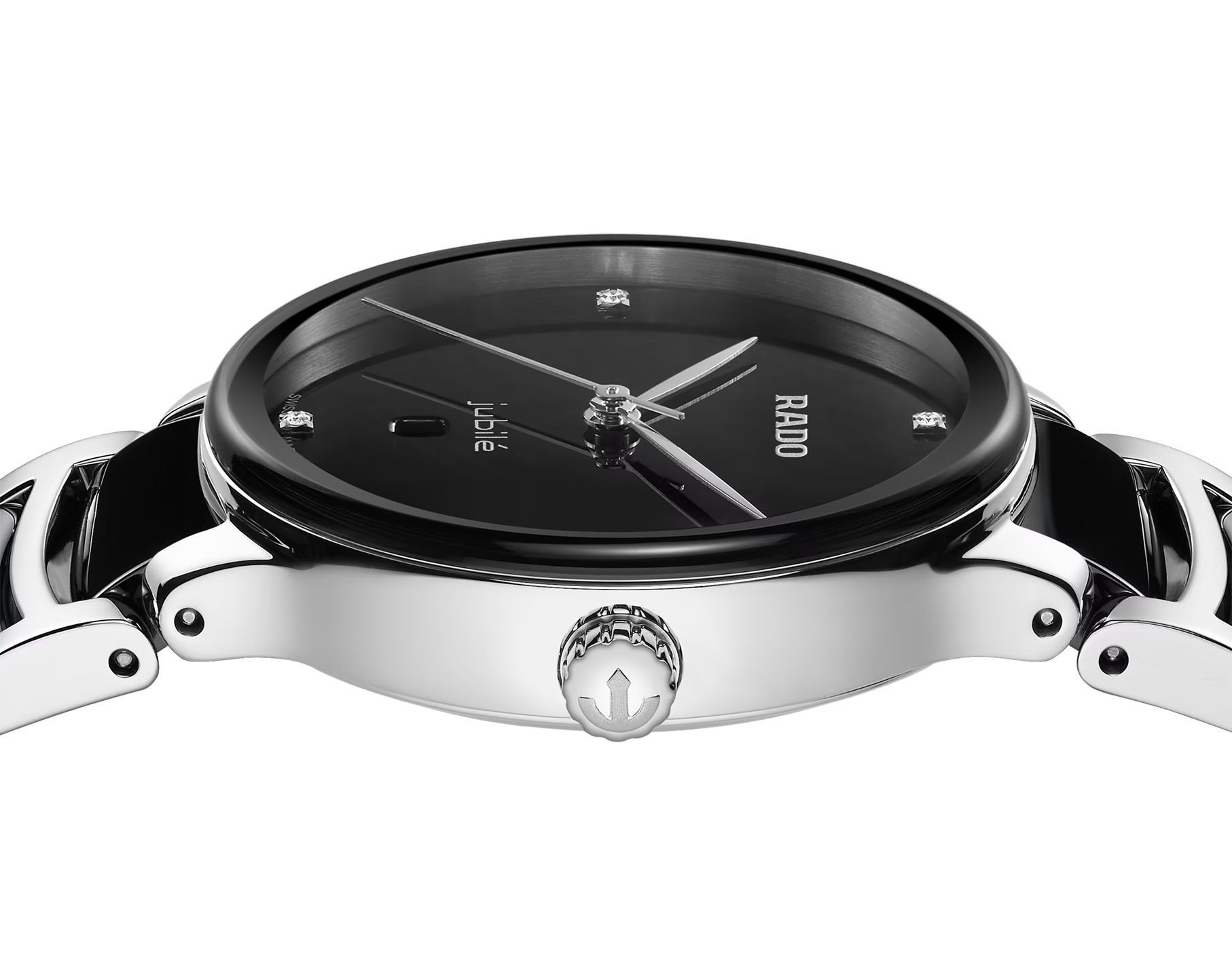Rado Centrix  Black Dial 30.5 mm Quartz Watch For Women - 3