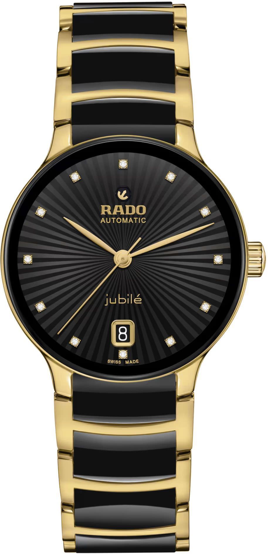 Rado Centrix  Black Dial 35 mm Automatic Watch For Women - 1
