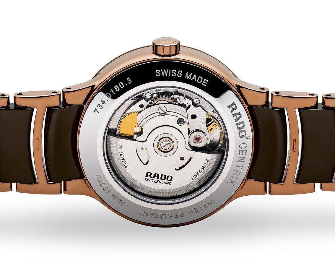 Rado Centrix  Brown Dial 38 mm Automatic Watch For Men - 2