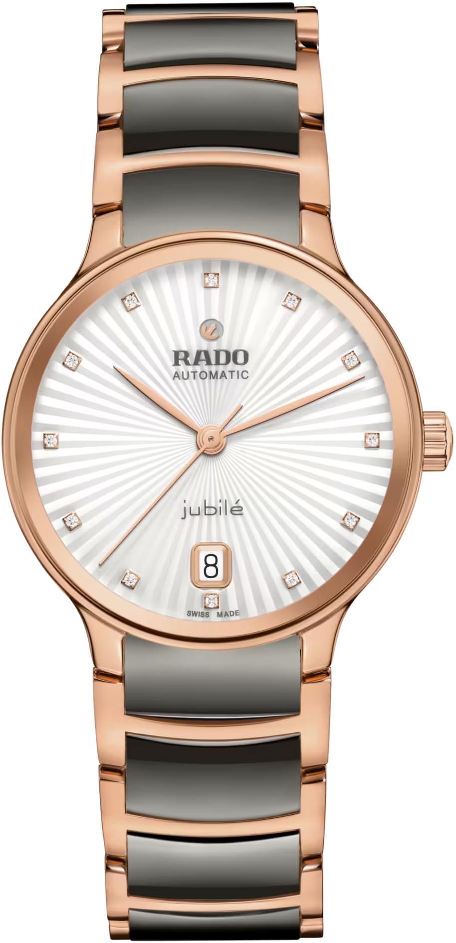 Rado Centrix  Silver Dial 35 mm Automatic Watch For Women - 1