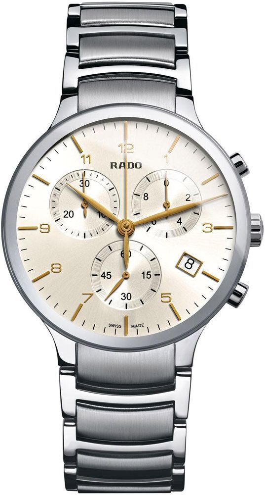 Rado Centrix  Silver Dial 40 mm Quartz Watch For Men - 1