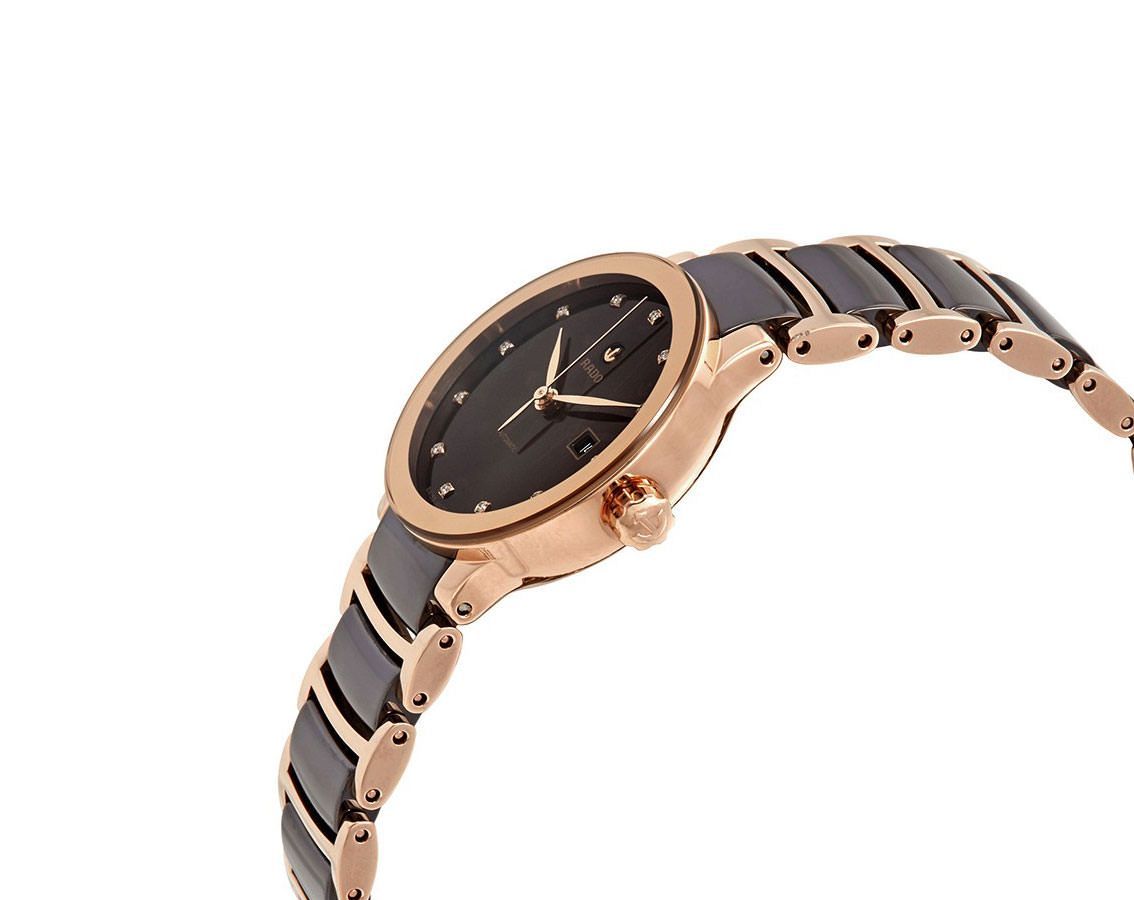 Rado Centrix  Brown Dial 28 mm Automatic Watch For Women - 3
