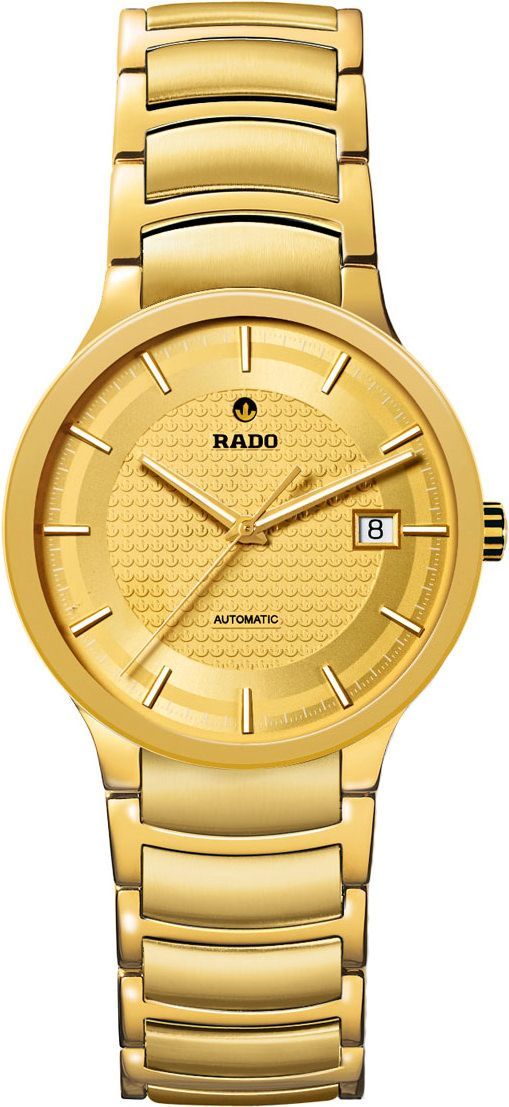 Rado Centrix  Gold Dial 38 mm Automatic Watch For Men - 1