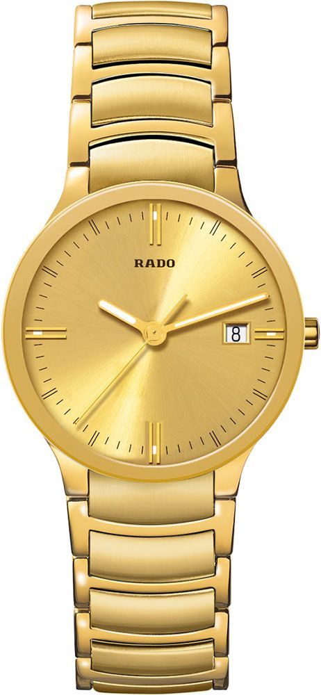 Rado Centrix  Champagne Dial 38 mm Quartz Watch For Men - 1
