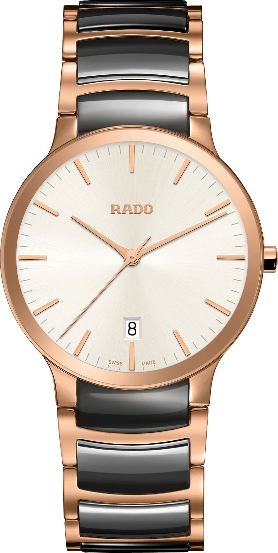 Rado Centrix  White Dial 38 mm Quartz Watch For Men - 1