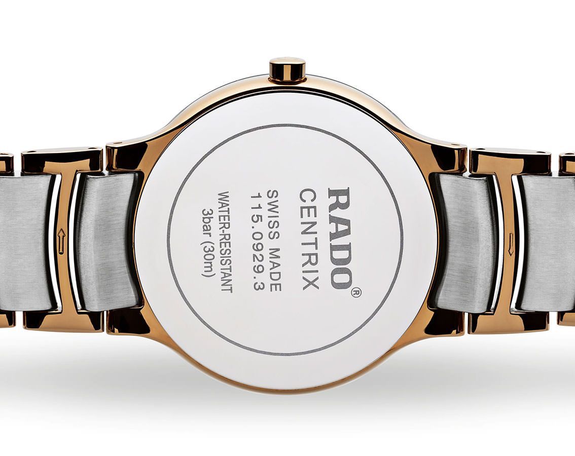 Rado Centrix  Brown Dial 38 mm Quartz Watch For Men - 3