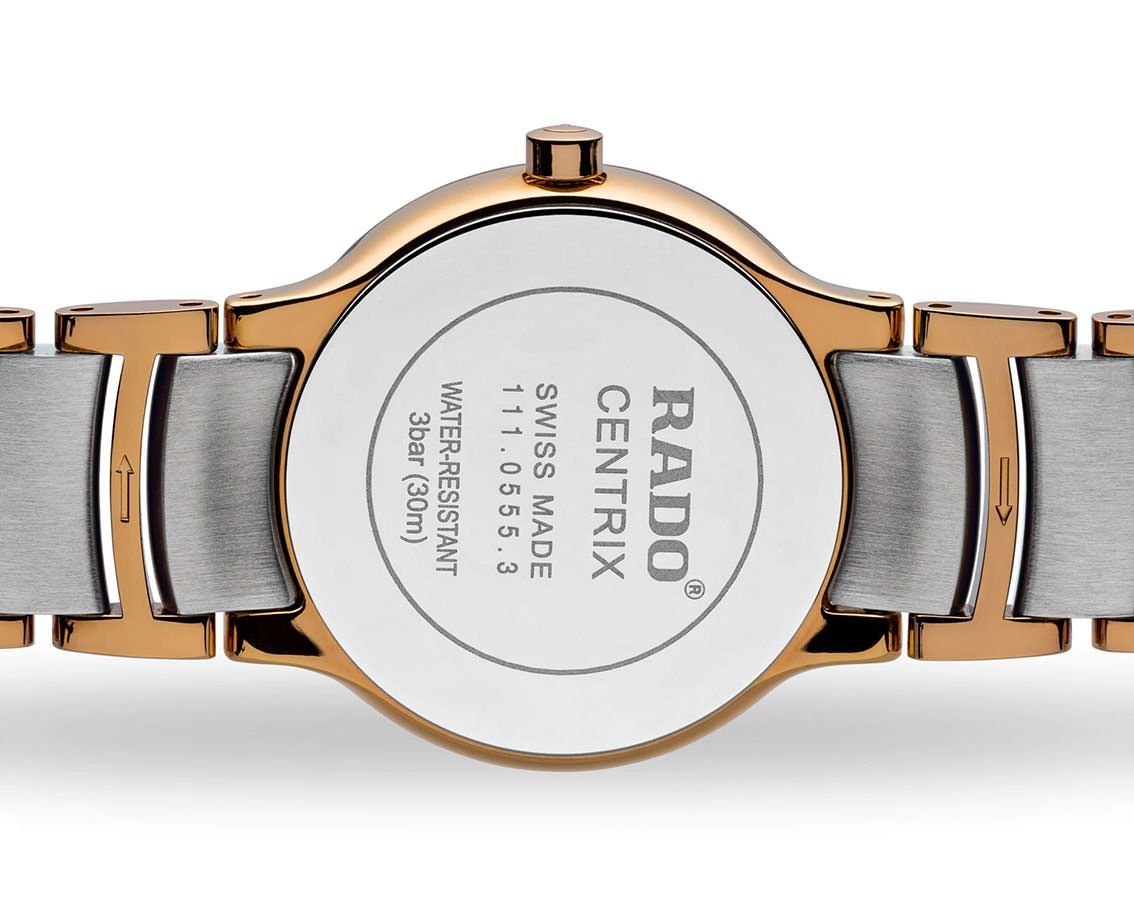 Rado Centrix  MOP Dial 28 mm Quartz Watch For Women - 3