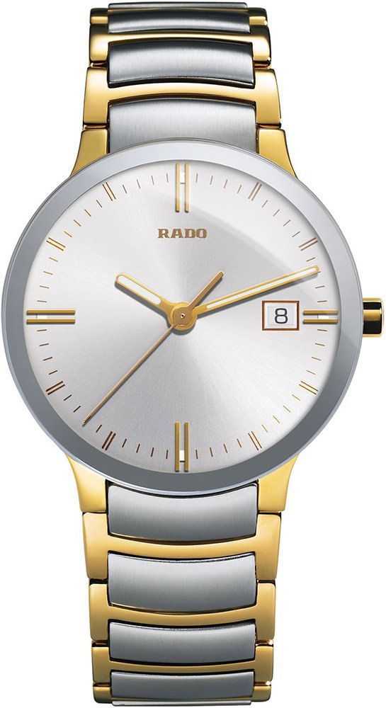 Rado Centrix  Silver Dial 38 mm Quartz Watch For Men - 1