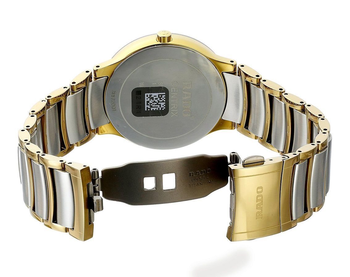 Rado Centrix  Silver Dial 38 mm Quartz Watch For Men - 4