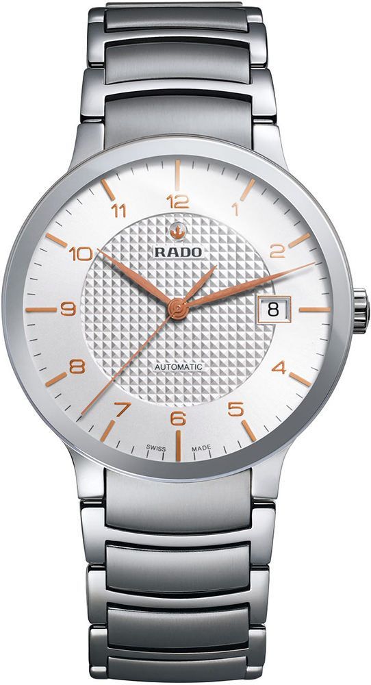 Rado Centrix  Silver Dial 38 mm Automatic Watch For Men - 1