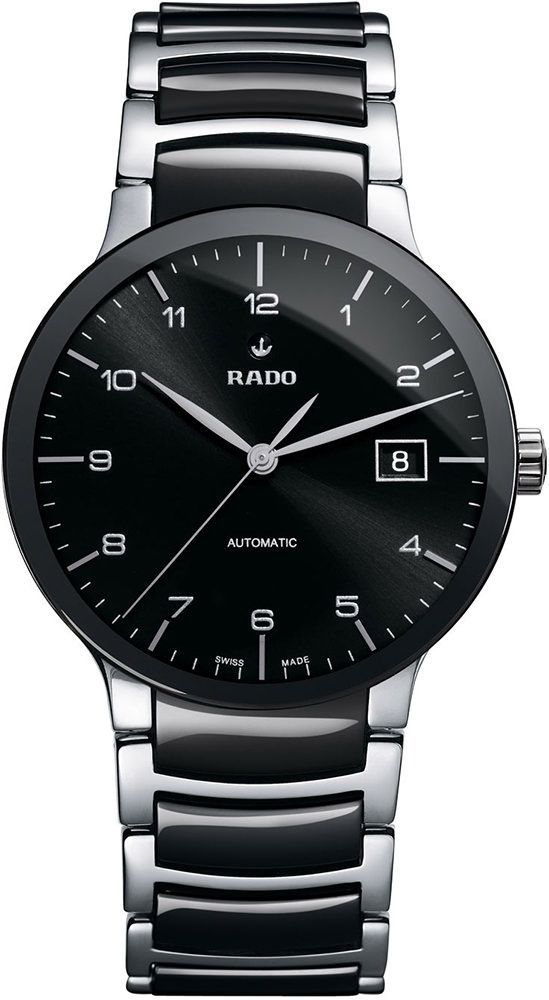 Rado Centrix  Black Dial 38 mm Automatic Watch For Men - 1