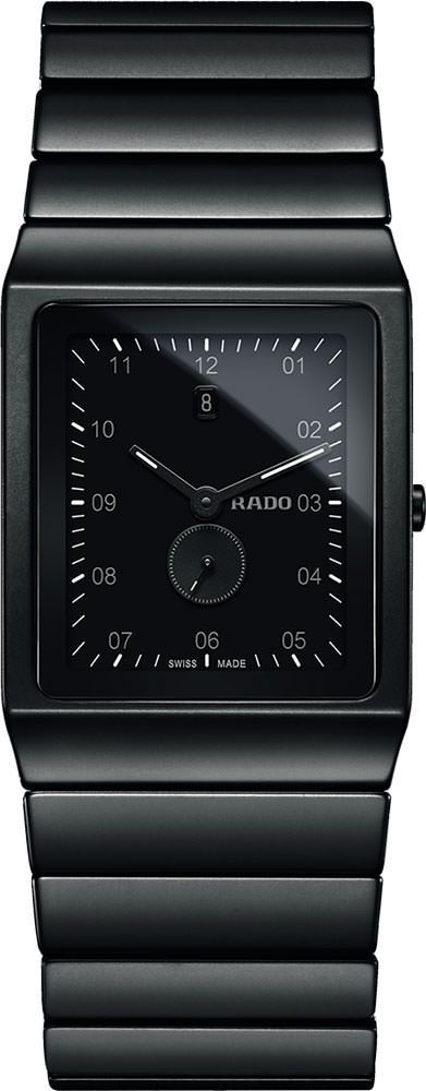 Rado Ceramica  Black Dial 30 mm Quartz Watch For Men - 1