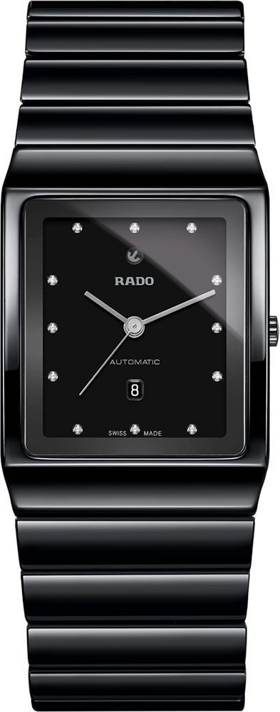 Rado Ceramica  Black Dial 30 mm Automatic Watch For Women - 1