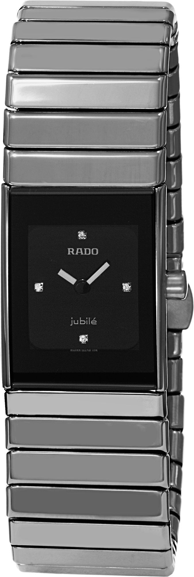 Rado Ceramica  Black Dial 19 mm Quartz Watch For Women - 1