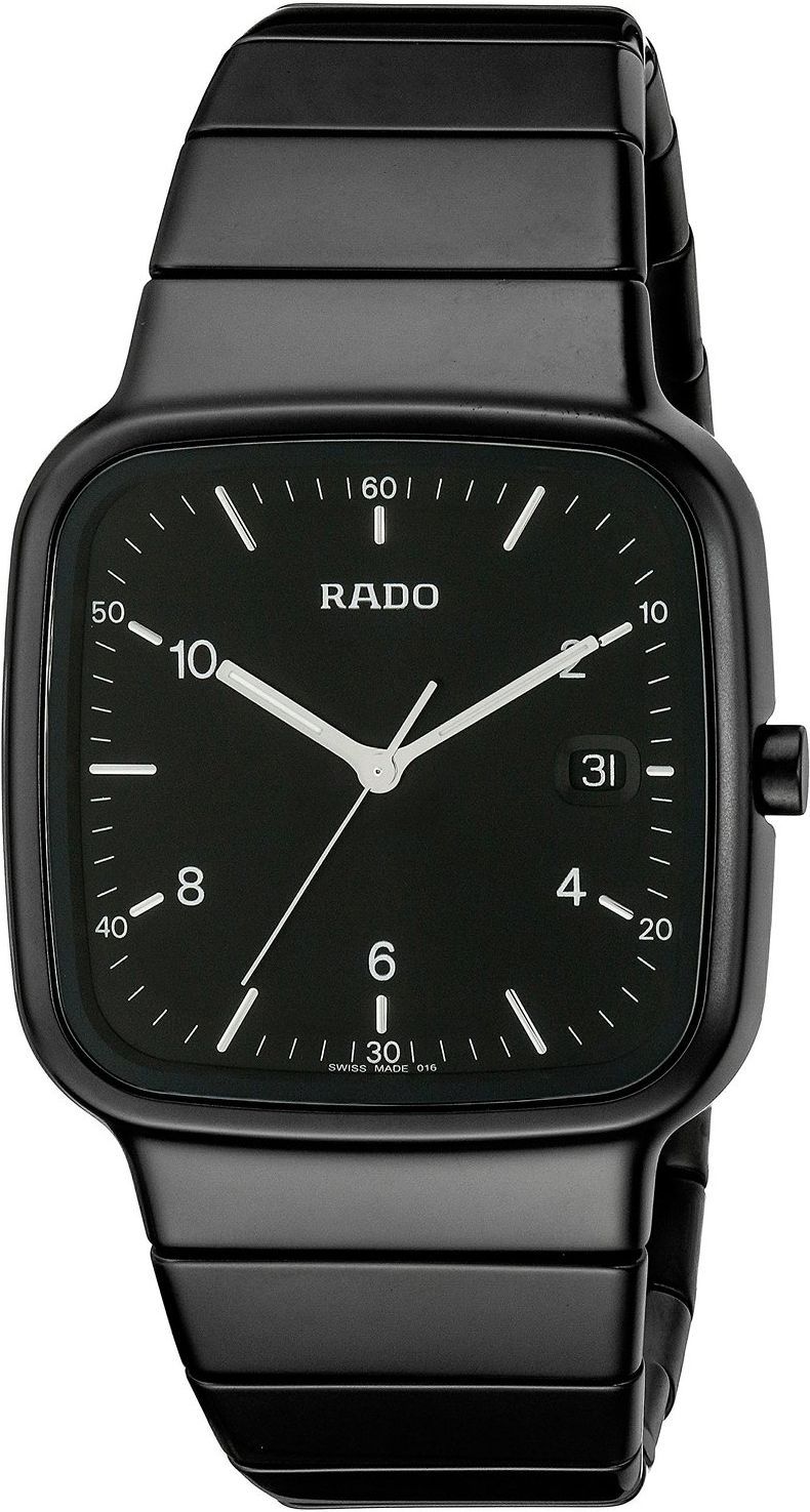 Rado Ceramica  Black Dial 37 mm Quartz Watch For Men - 1