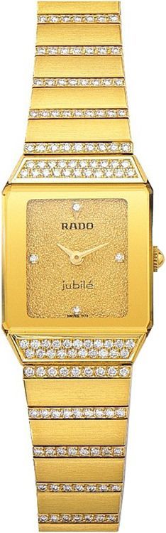 Rado  20x24 mm Watch in Gold Dial For Women - 1