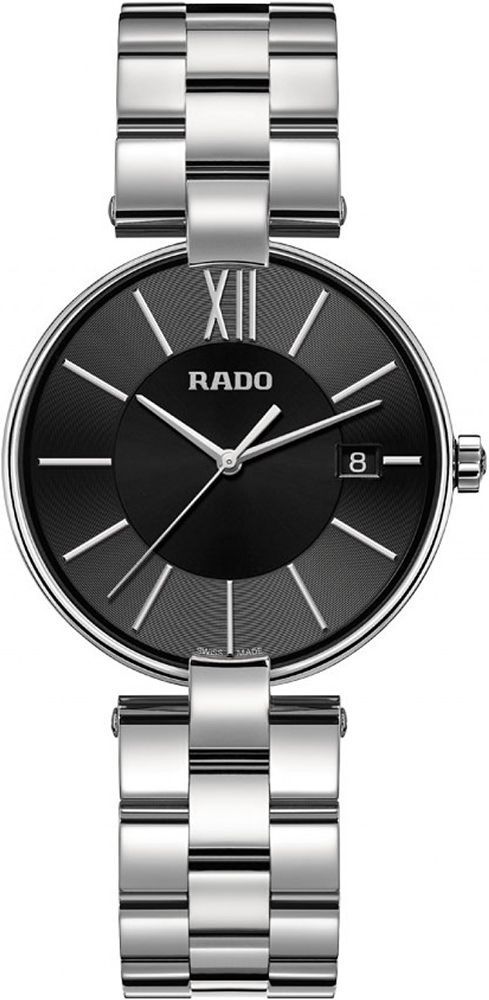 Rado Coupole  Black Dial 36 mm Quartz Watch For Men - 1