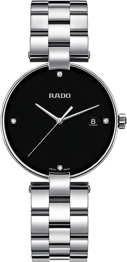 Rado  36 mm Watch in Black Dial For Men - 1