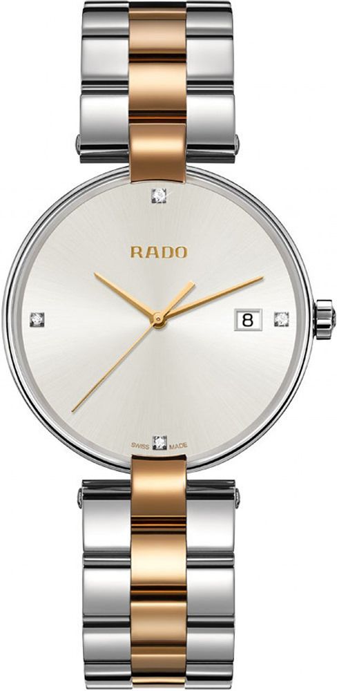 Rado   Silver Dial 36 mm Quartz Watch For Men - 1