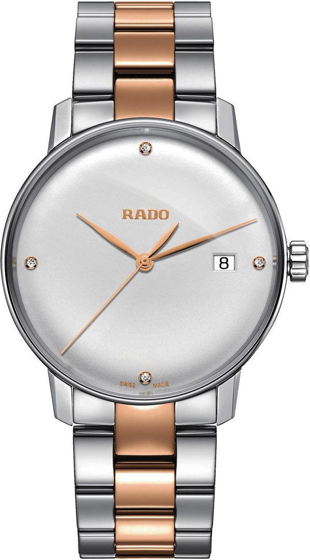 Rado   Silver Dial 38 mm Quartz Watch For Men - 1