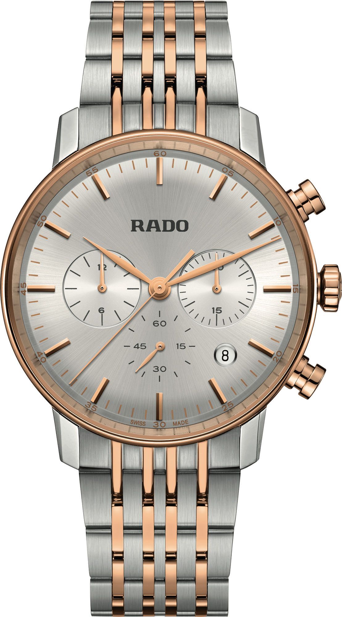 Rado   Silver Dial 42 mm Quartz Watch For Men - 1