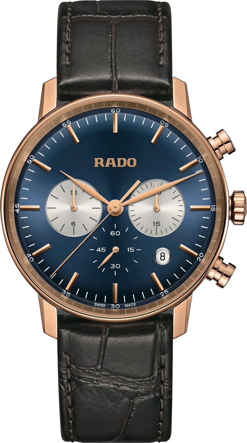 Rado Coupole  Blue Dial 42 mm Quartz Watch For Men - 1