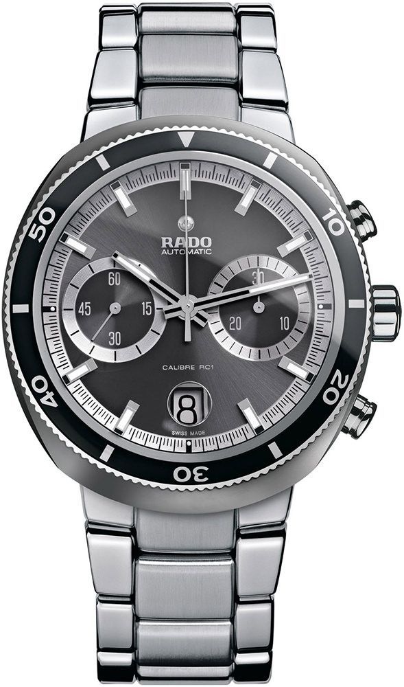 Rado  44 mm Watch in Grey Dial For Men - 1