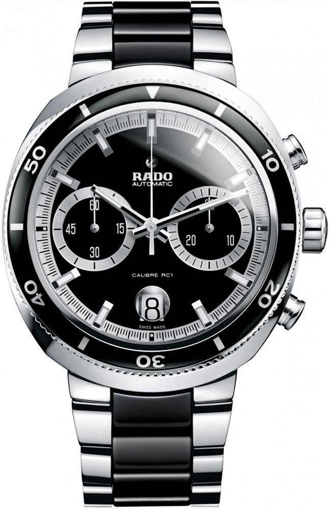 Rado  44 mm Watch in Black Dial For Men - 1