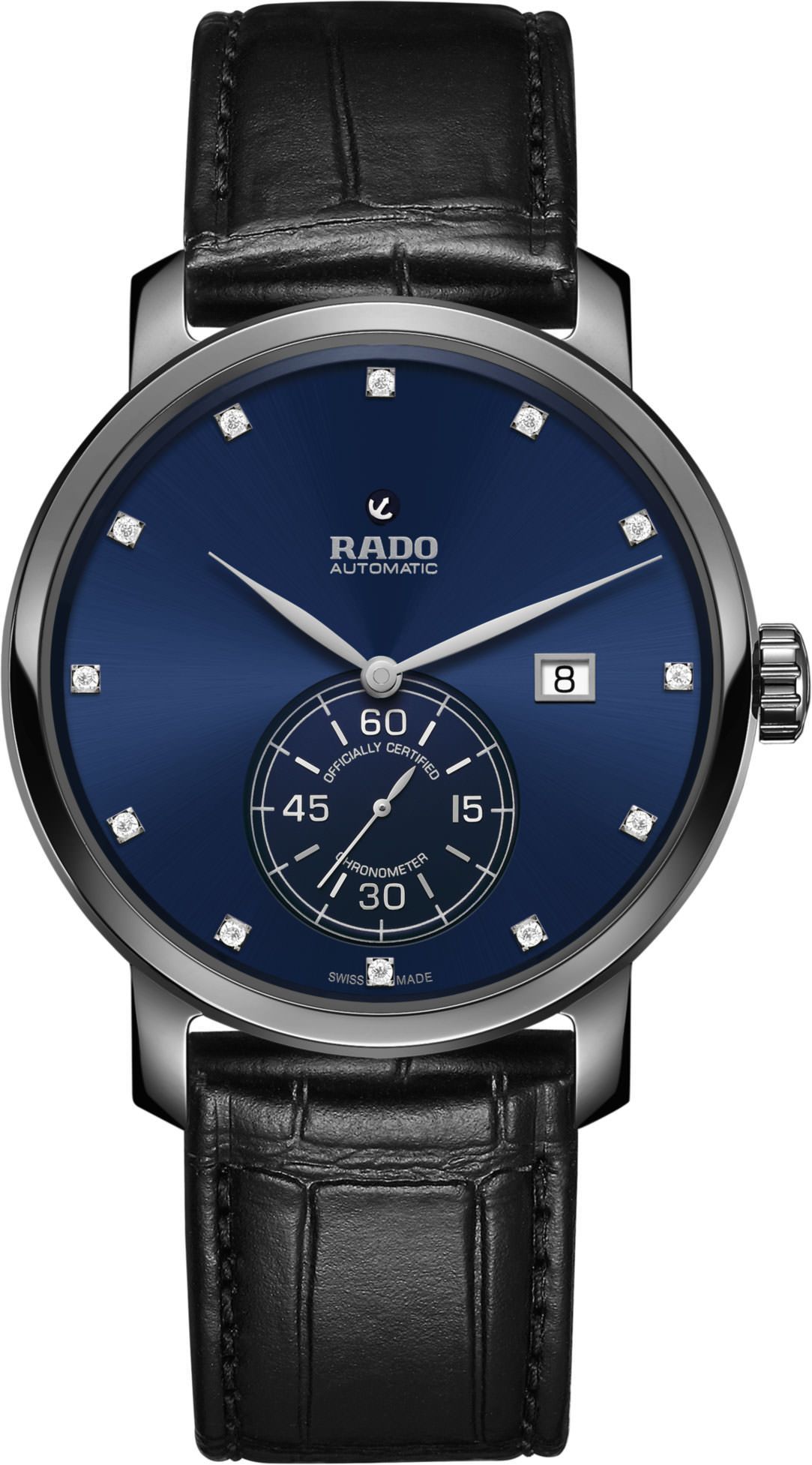 Rado  43 mm Watch in Blue Dial For Men - 1