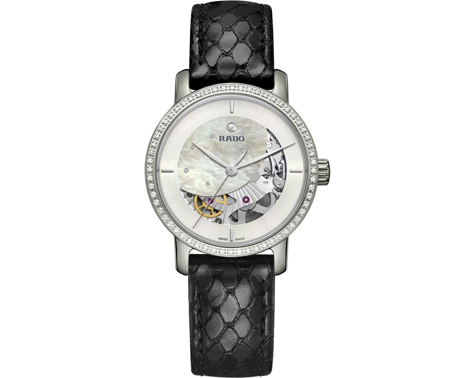 Rado DiaMaster  White MOP Dial 35 mm Automatic Watch For Women - 2