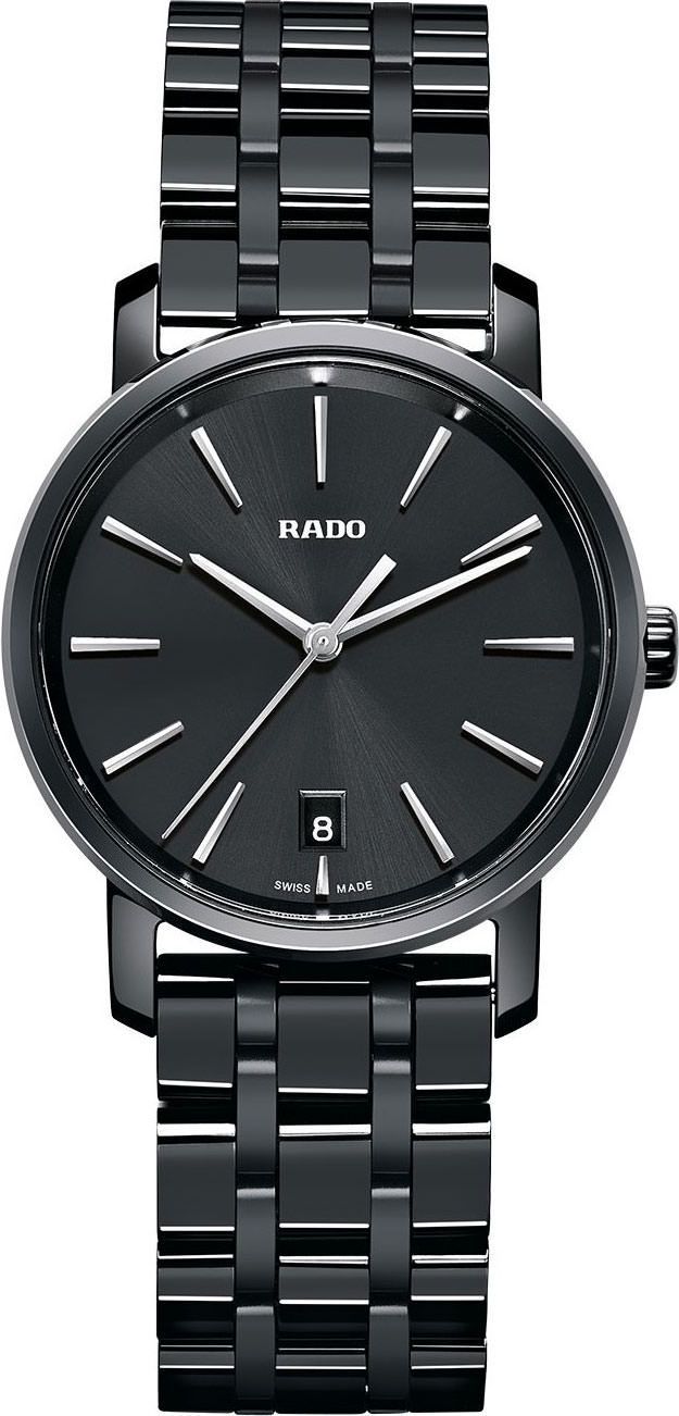 Rado DiaMaster  Black Dial 33 mm Quartz Watch For Unisex - 1
