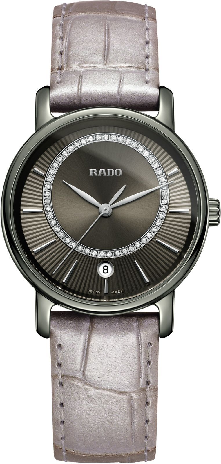 Rado DiaMaster  Grey Dial 33 mm Quartz Watch For Unisex - 1