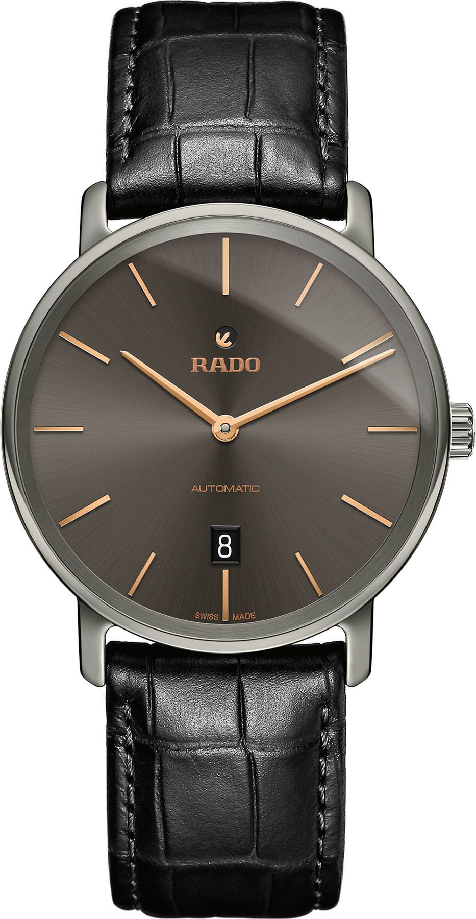 Rado  40.7 mm Watch in Grey Dial For Men - 1