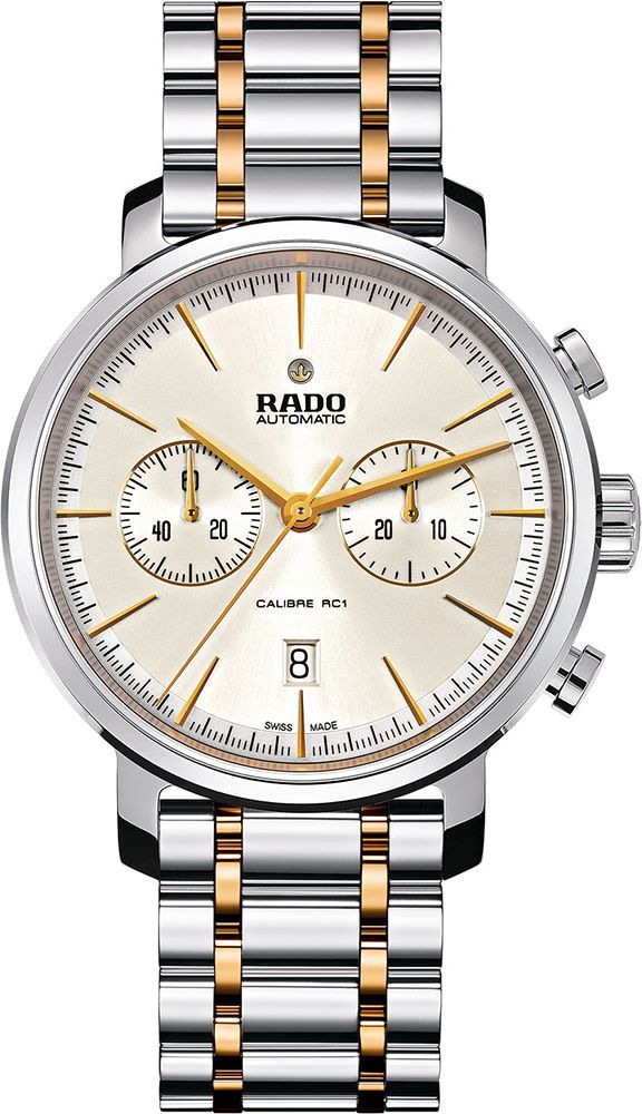 Rado DiaMaster  White Dial 45 mm Automatic Watch For Men - 1