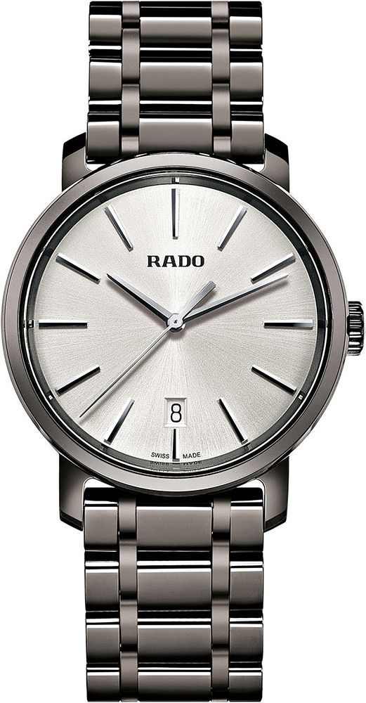 Rado DiaMaster Quartz XL Silver Dial 40 mm Quartz Watch For Men - 1
