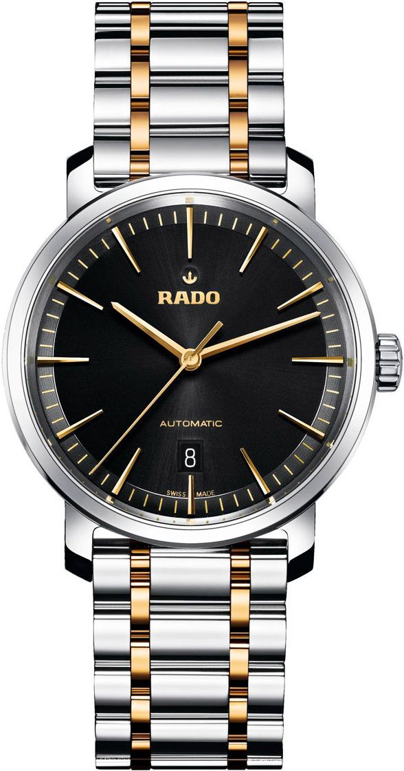 Rado DiaMaster  Black Dial 40 mm Automatic Watch For Men - 1